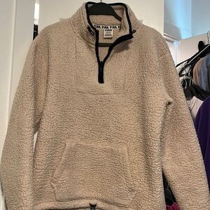 Oversized Pink Zip Jacket